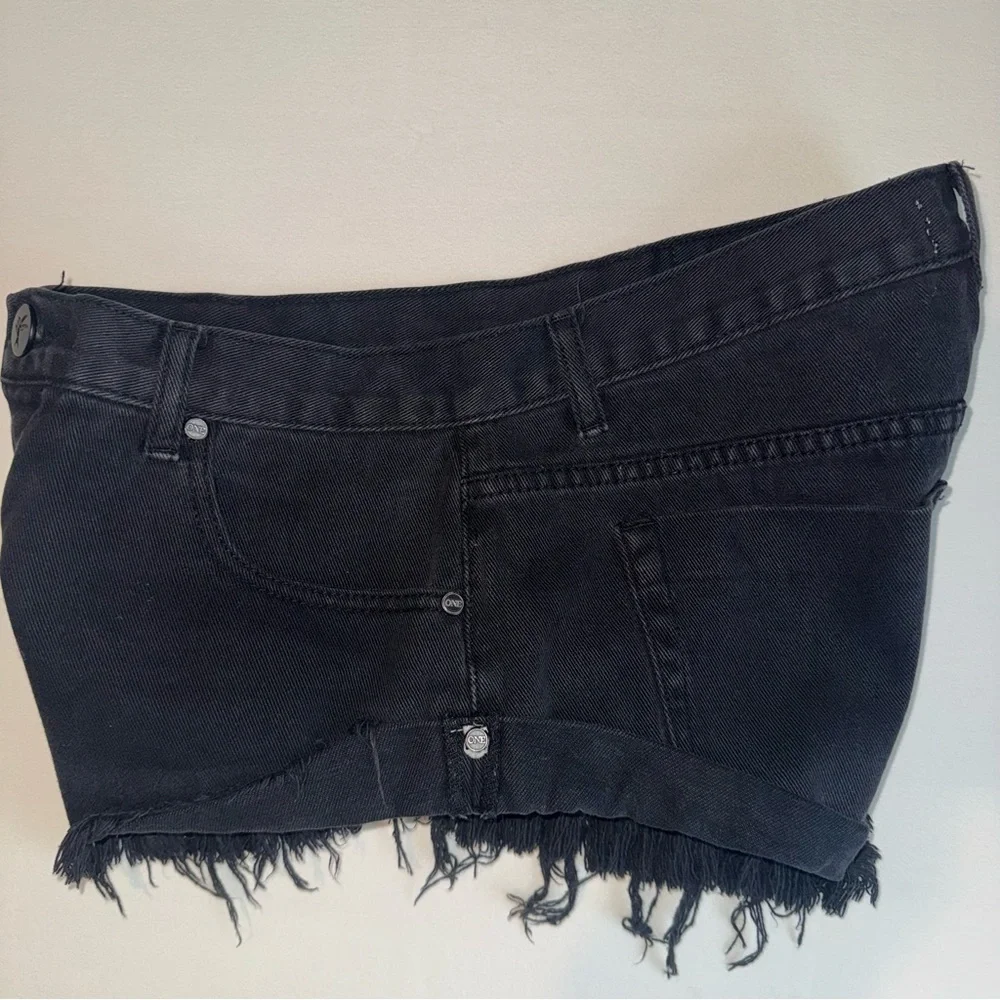 OneTeaspoon‎ Bandits Relaxed Fit Long Rise Twisted Cuff Hem Button Fly Size 29